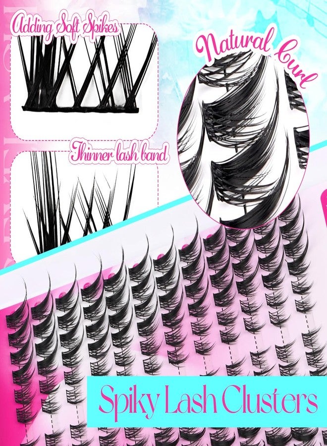 ARISON LASHES Wispy Lash Clusters Spiky Eyelash Extensions Fox Natural Lash Right Left Individual Lashes Cat Thin Soft Lash Extension Waterproof Lash Cluster - Image 5